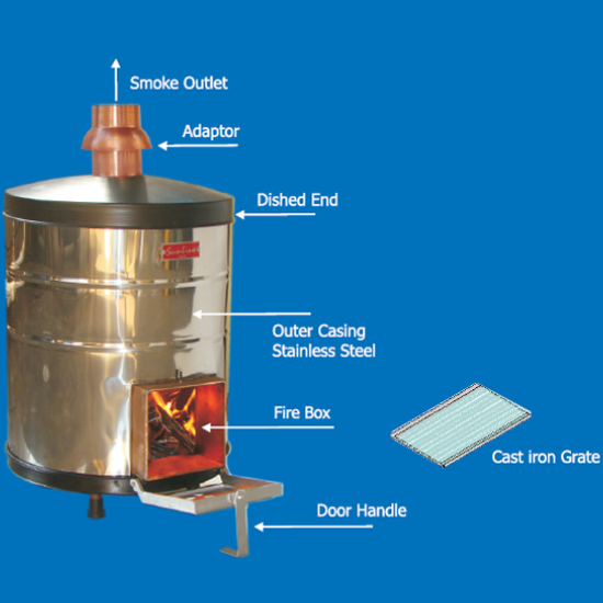 Wood Fired Water Heater